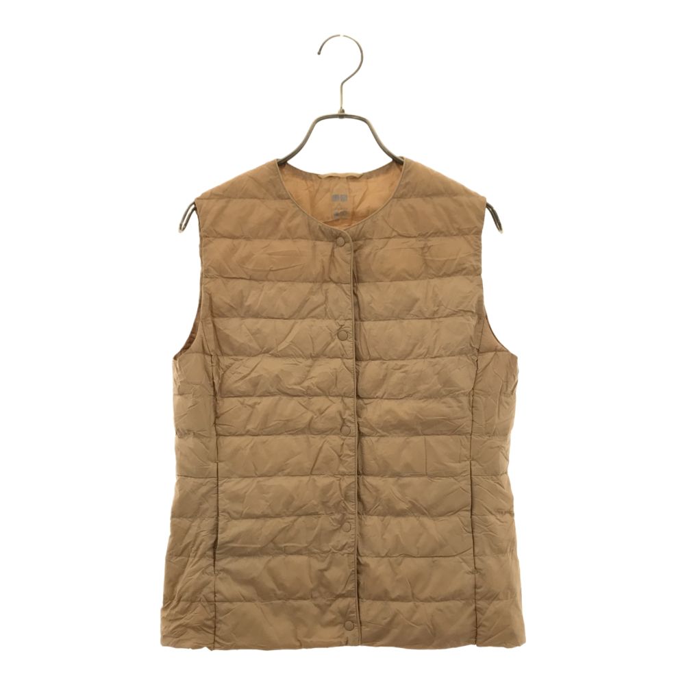 UNIQLO ダウンベスト XS ベージュ& ダークグリーン UNIQLO ダウンベスト XS ベージュ& ダークグリーン UNIQLO