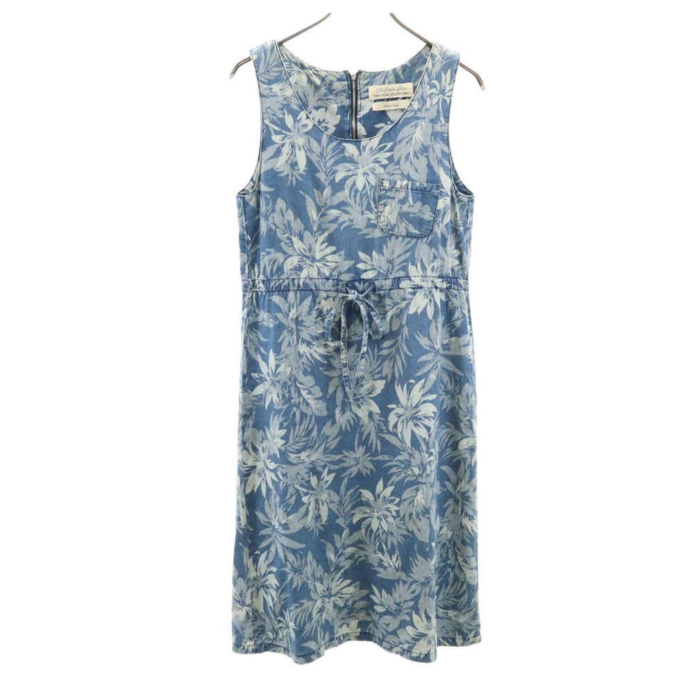 【美品】レミレリーフ REMI RELIEF 別注デニムマキシワンピース ブルー REMI RELIEF - デニムワンピース(マキシ) | 4.444glad