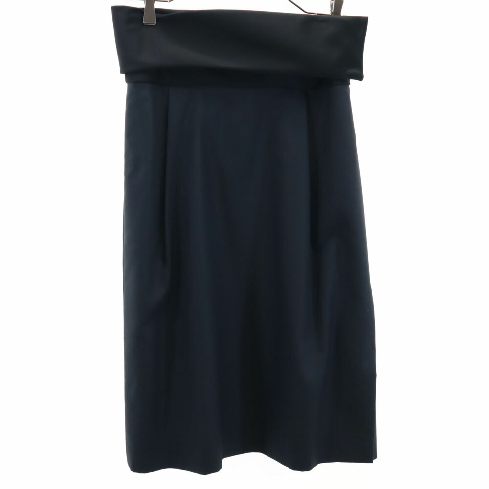 未使用 イヴサンローラン ウエストゴム 膝丈 ニット タイトスカート YVESSAINTLAURENT イブサンローラン ニットタイトスカート 11号