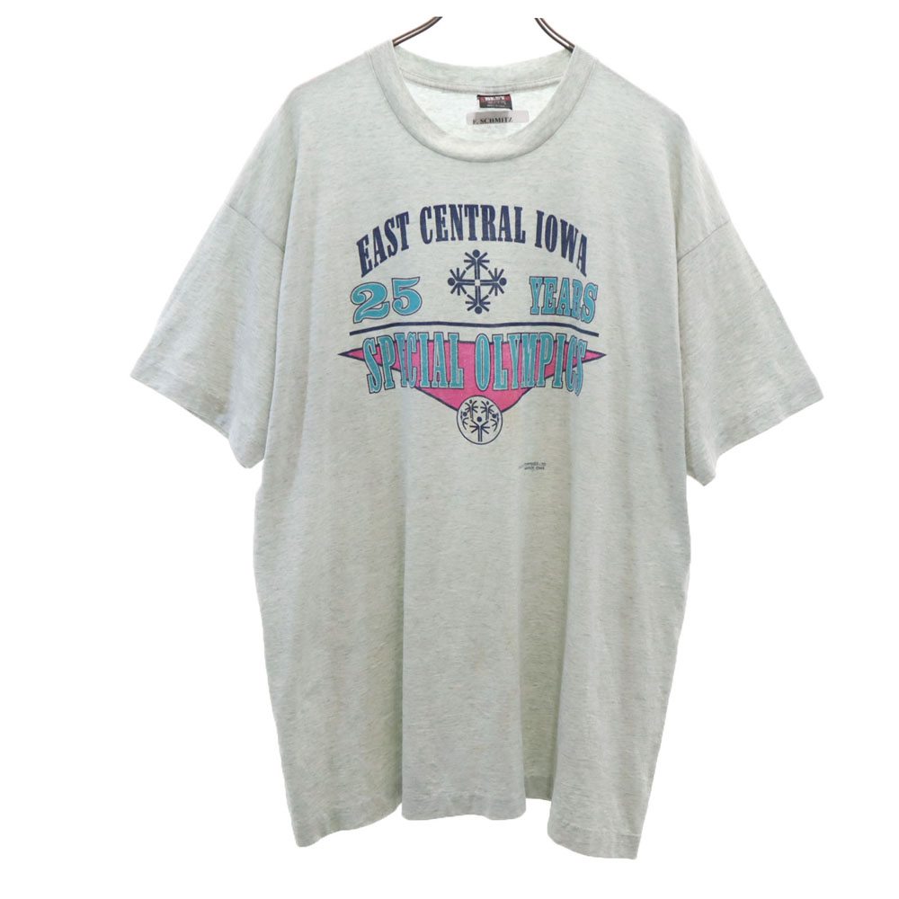 90sヴィンテージ古着oasis Tシャツ 水色 100%コットン 古着 00-10s Oasis アンプ UK オルタナ ロック バンド Tシャツ L