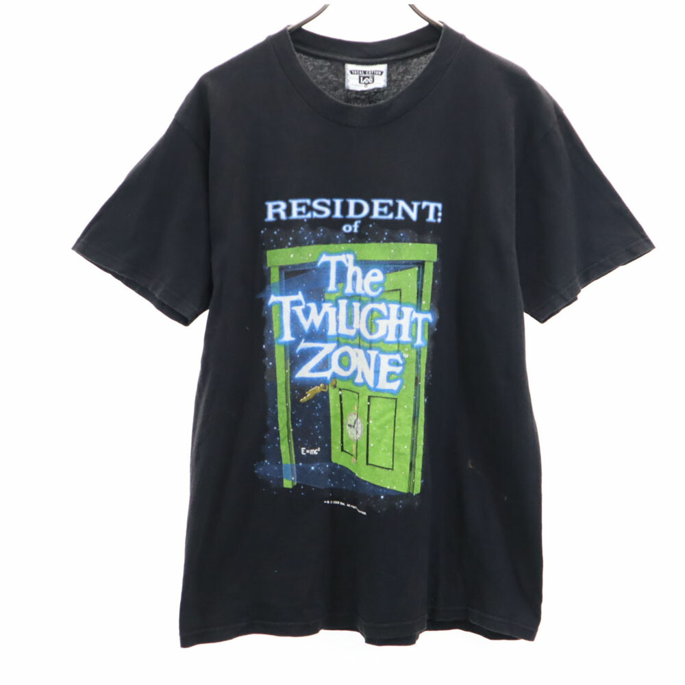 リー 90s オールド トワイライトゾーン 半袖 Tシャツ M ブラック Lee THE TWILIGHT ZONE メンズ 【中古】 【PD】画像