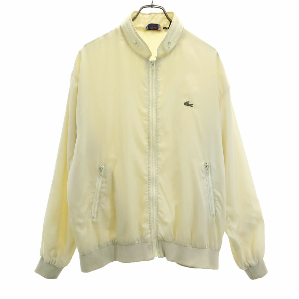 【希少】70s IZOD LACOSTE ナイロン ハイネック ブルゾン 古着 70〜80年代 IZOD LACOSTE アイゾッドラコステ スポーツ
