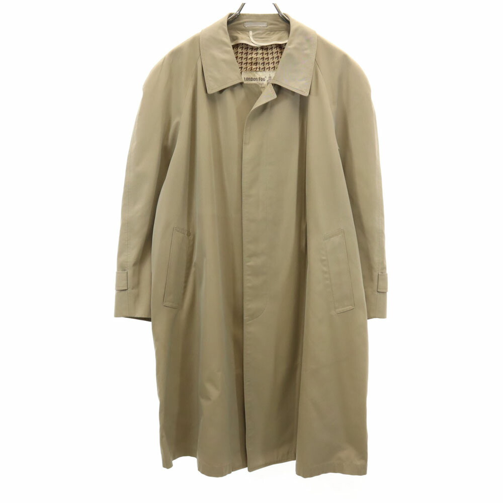 美品　60s 70s LONDON FOG ステンカラー コート XL　白金タグ 美品 60s 70s LONDON FOG ステンカラー コート XL 白金タグ