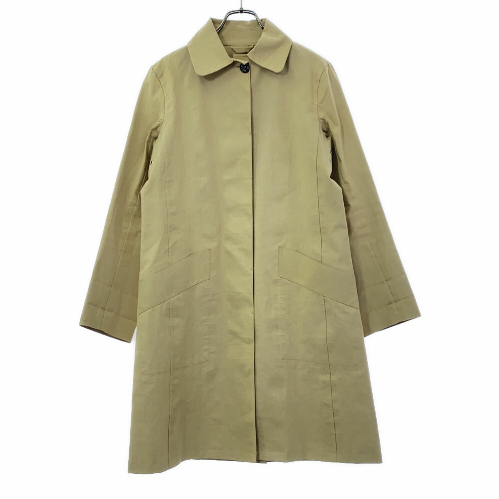 専用　マッキントッシュ　ゴム引きステンカラーコート　ロング丈　ベージュ　32 MACKINTOSH】【NEW DUNKELD】ゴム引き