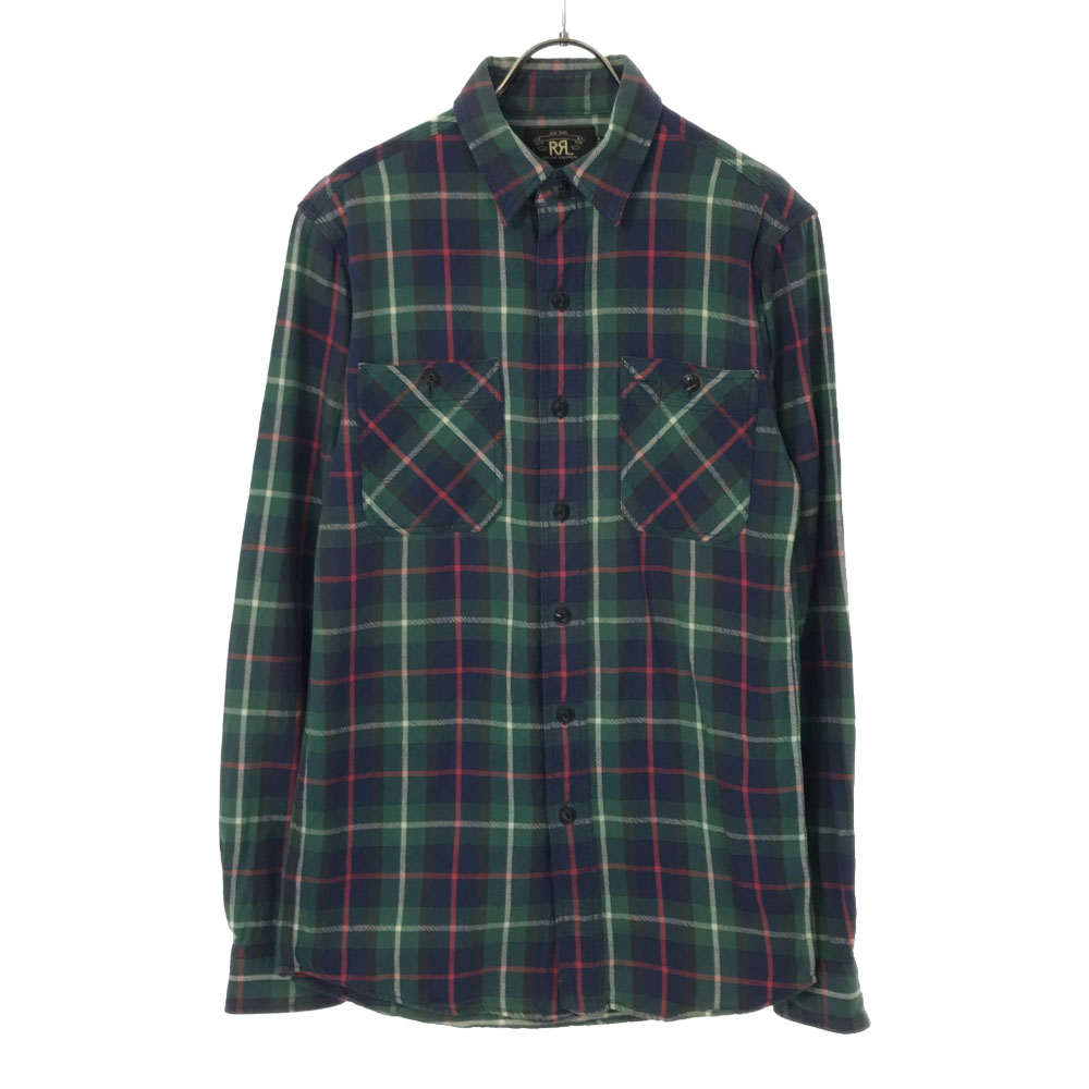 楽天市場】RRL ダブルアールエル シャツ サイズ:XL オンブレチェック