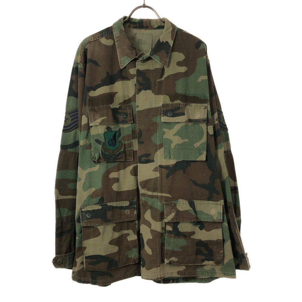 美品80s【ディアスキン】迷彩ウッドランドカモ RRL SSZ KAPITAL grm-6954_001.jpg