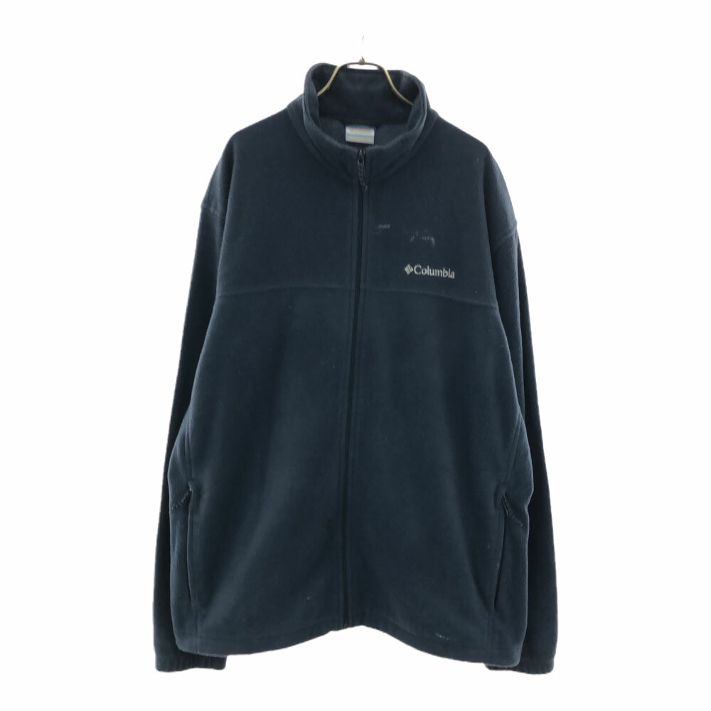 レアUS古着◆コロンビア スナップ フリース ブラック メンズ2XL USA製 90年代 Columbia コロンビア スナップTタイプ フリース メンズXL