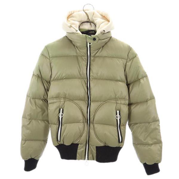 古着 DUVETICA デュベティカ 打ち倒す上衣 42 カーキ系 フリースフード レディース 【中古】 【PD】 コート・ジャケット-レディースファッション