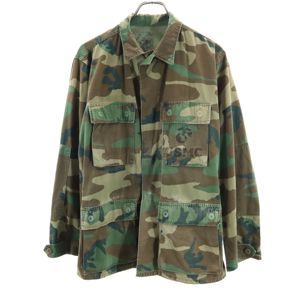 1PIU1UGUALE3 ミリタリージャケット ブルゾン 迷彩柄 ドット L相当 U.S.Air Force 迷彩柄 M81 ウッドランドカモ ミリタリー