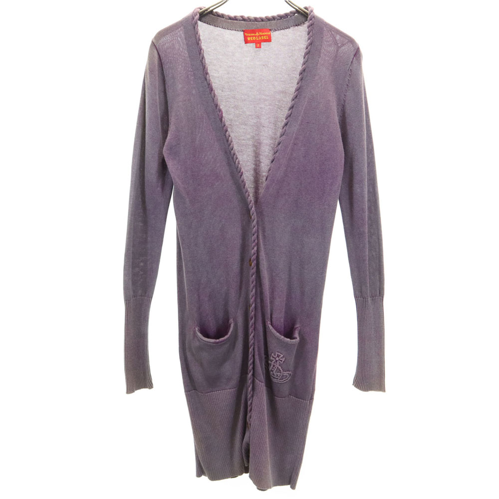 ANGLOMANIA 中古 / ロングニットカーディガン<br>S 紫  I-24-04-11-019-to-HD-ZI 楽天市場】Vivienne Westwood Anglomania ヴィヴィアン ウエスト