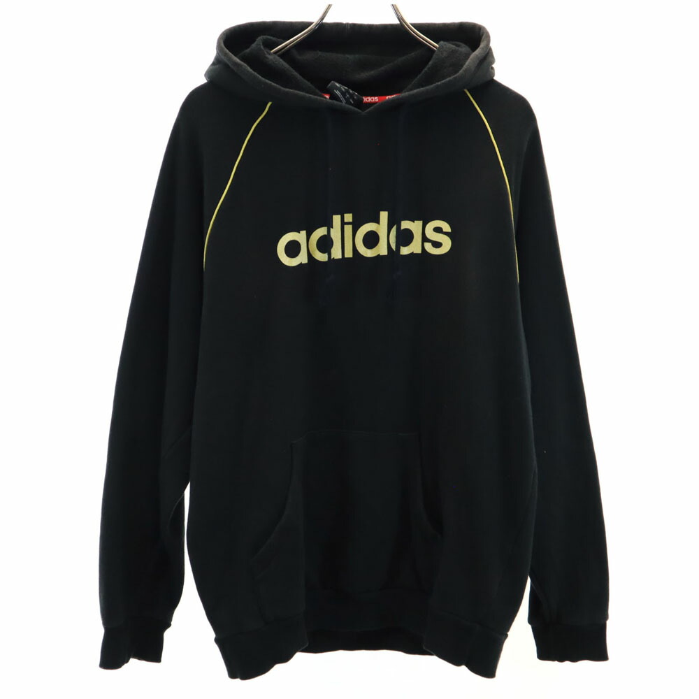 【ヴィンテージ アディダス ロゴパーカー】NBA ウルブス L相当 黒 輸入古着 adidas（アディダス）の「【ヴィンテージ古着】adidas