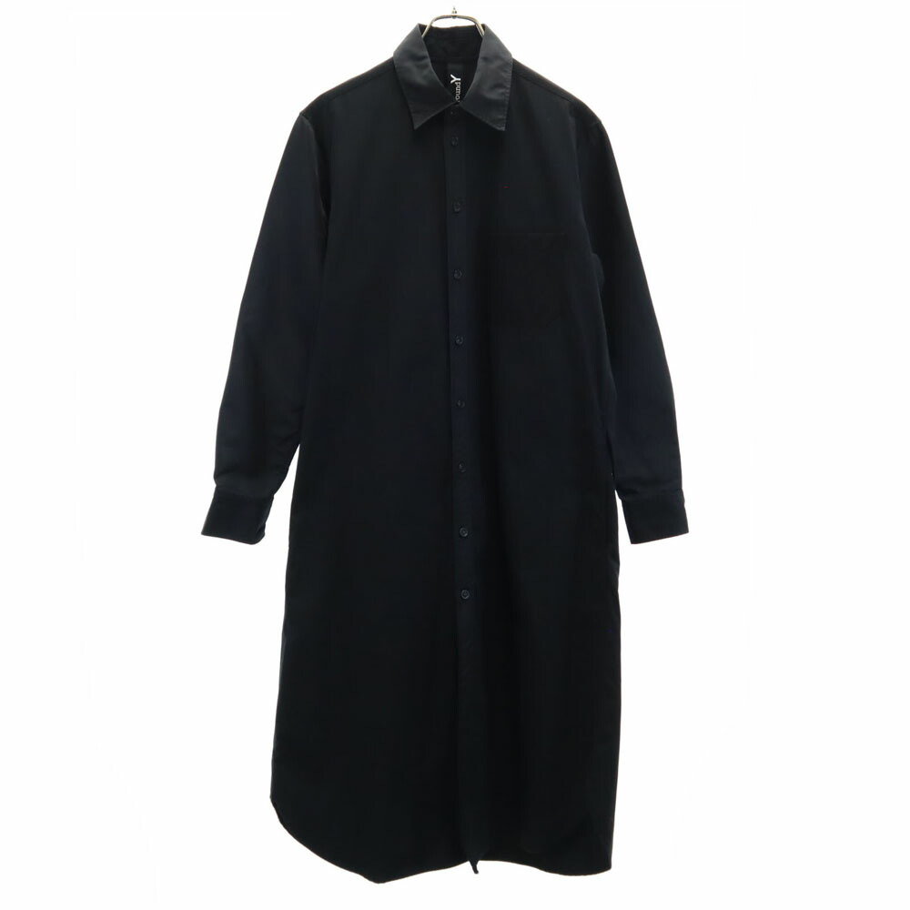 ジャケット・アウター groundY ZIPUP STANDING COLLAR LONG SHIRT 楽天市場】【中古】GROUND Y WOOL POLYESTER GABARDINE ZIP-UP