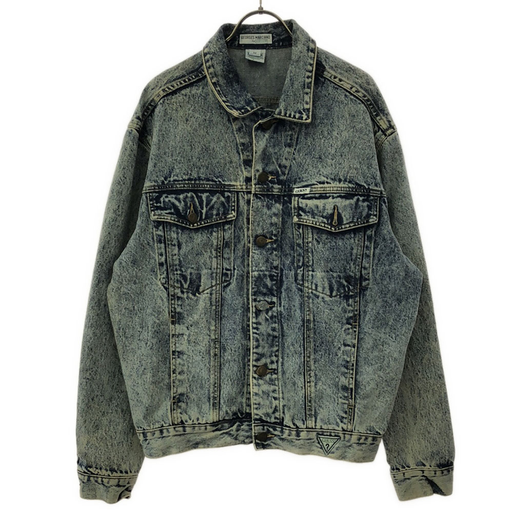ゲス　ES MARCIANO デニムジャケット S ビンテージGジャン 楽天市場】古着 90'S ゲス Guess BY GEORGES MARCIANO デニム