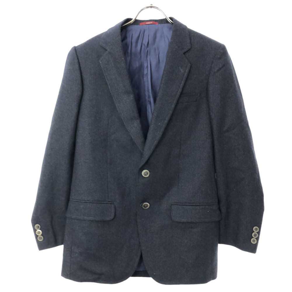 美品 DURBAN ダーバン 高級 テーラードジャケット 千鳥 ネイビー 黒 L 美品 DURBAN ダーバン 高級 テーラードジャケット 千鳥 ネイビー 黒 L