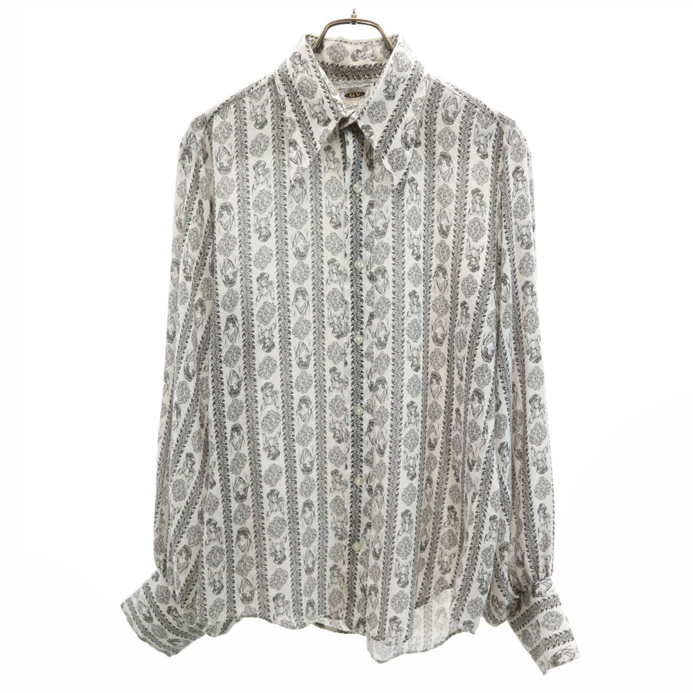 楽天市場】USA製 80s VISION STREET WEAR Skull Pattern S/S Shirt 灰