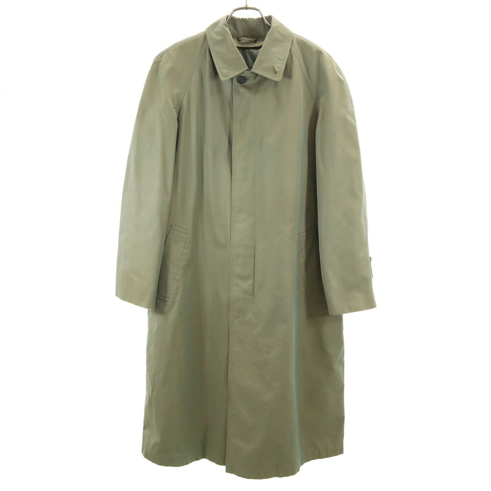 古着 Christian Dior MONSIEUR クリスチャンディオール ムッシュ 90s オールド ステンカラーコート M オリーブ系 ライナー付き メンズ 【中古】|古着、USED専門百貨店BIG2nd