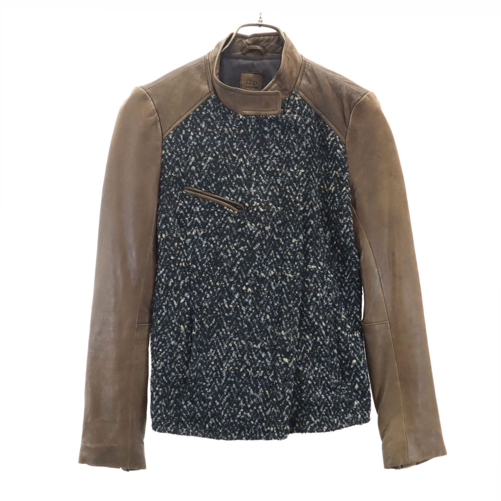 Gap ギャップ シングルライダースジャケット 羊革 サイズXS 160/80A 楽天市場】【SALE／49%OFF】(W)フェイクレザー ライダース