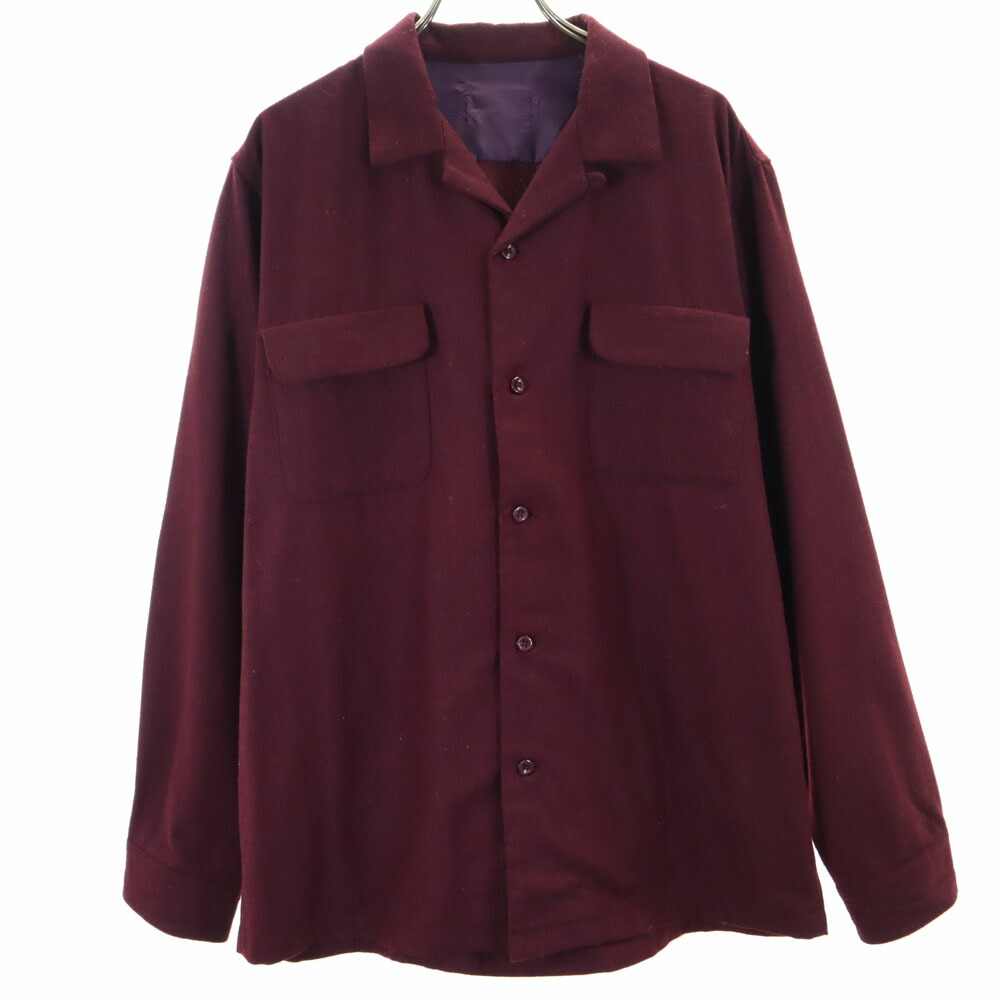 楽天市場】50s PILGRIM Rayon Open Collar L/S Shirt ピンク L