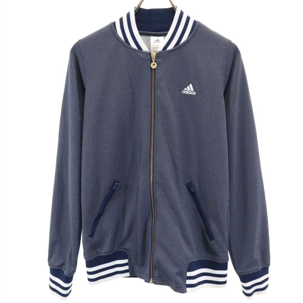 adidas アディダス トラックジャケット 古着 プリント M 紺 12652 アメリカ古着 adidas トラックジャケット アディダス ジャージ