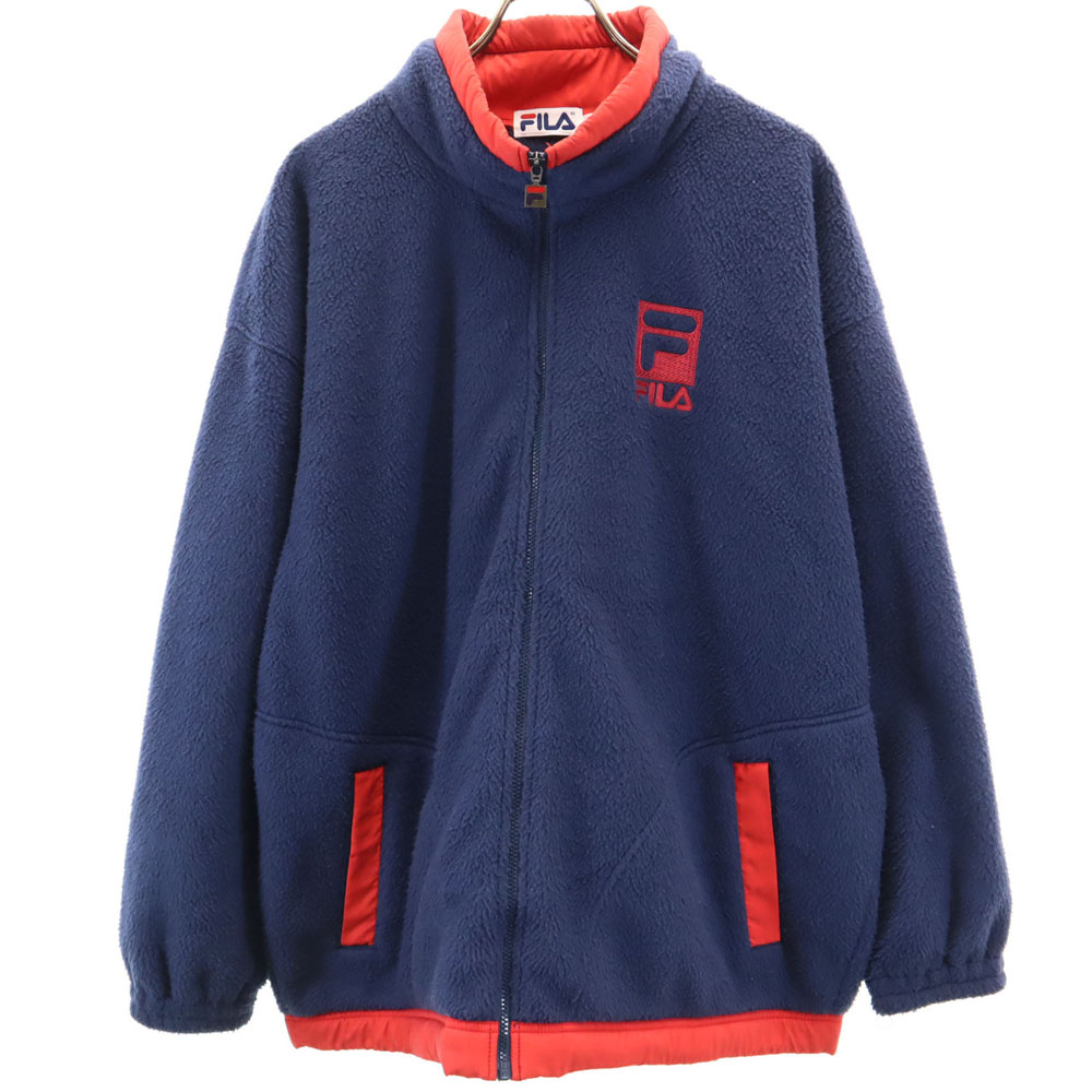 楽天市場】【中古】古着 フィラ FILA 長袖 ハーフジップ フリース