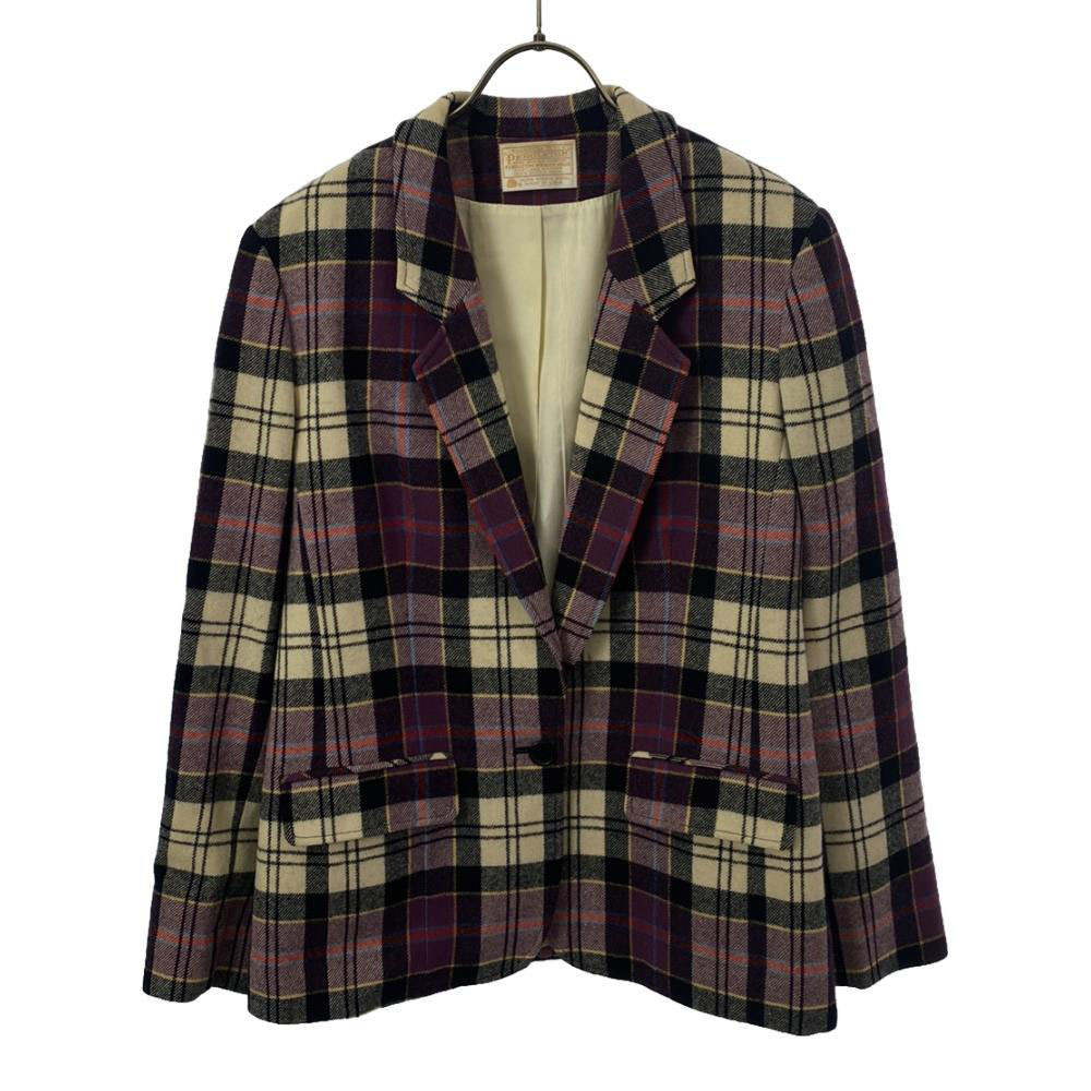 Pendleton ジャケット USA製 90年代 90s アメリカ製 ペンドルトン 緑 グリーン ジップ