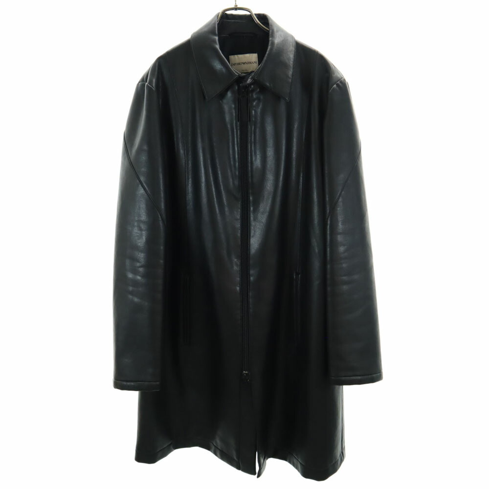 AX アルマーニエクスチェンジ本革　ラム革シングルライダースXL 15万　中古黒 A/X ARMANI EXCHANGE Black Lamb Leather Jacket Men's Large | eBay