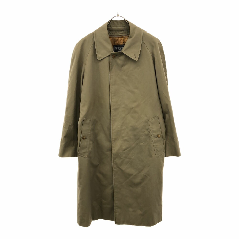 オールドバーバリー レトロ パイピングコート グリーン 15号 BURBERRY バーバリー ヴィンテージ 60s 70s Burberrys