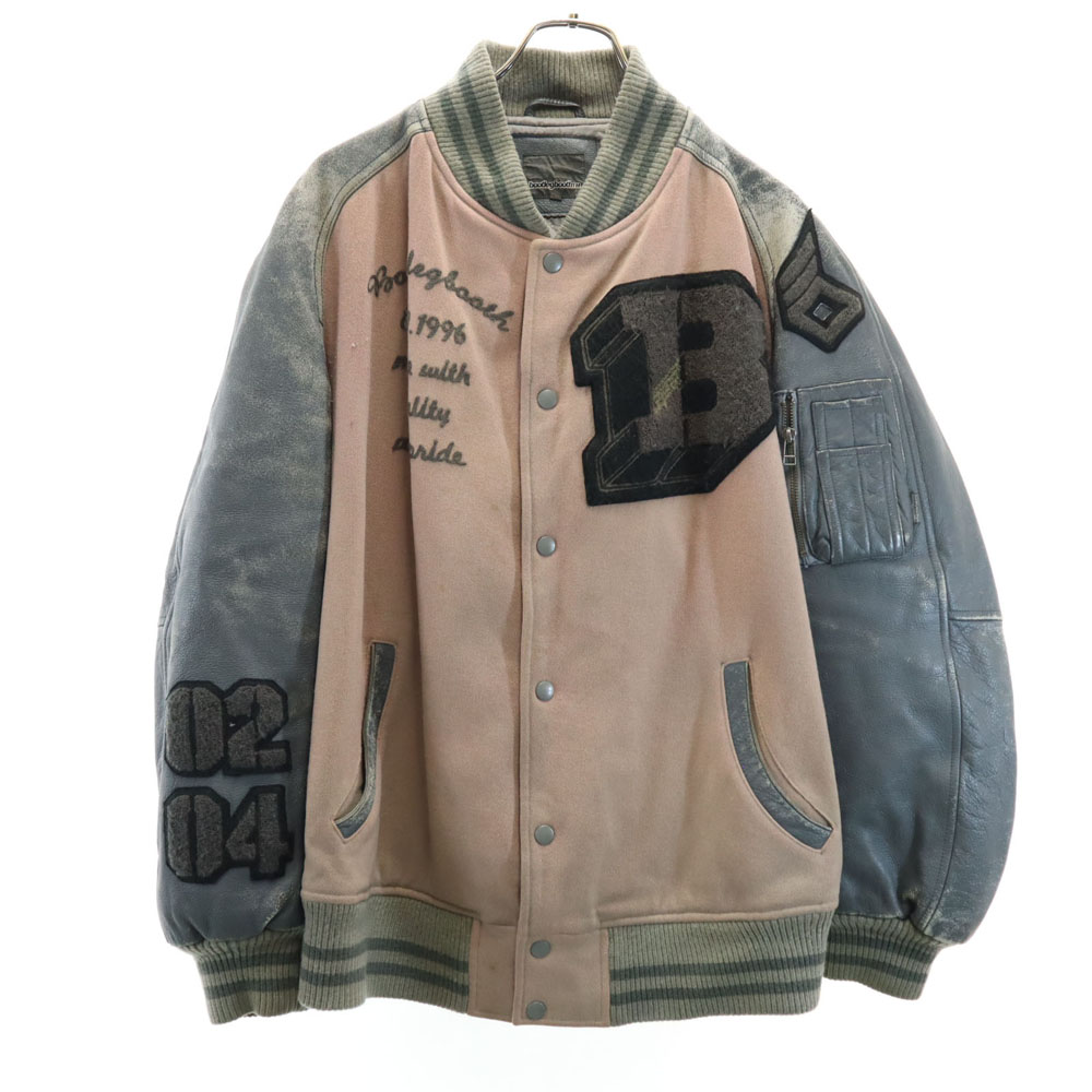 【今人気の80s代】 fancy ball スタジャン レザー 今人気の80s代】 fancy ball スタジャン レザーは袖