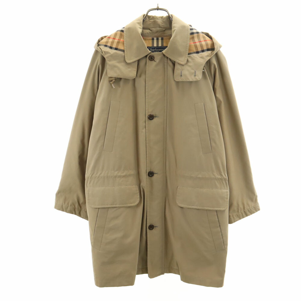 古着 Burberrys バーバリーズ 90s オールド ステンカラーコート S ベージュ ダウンライナー付き メンズ 【中古】｜古着、USED専門百貨店BIG2nd