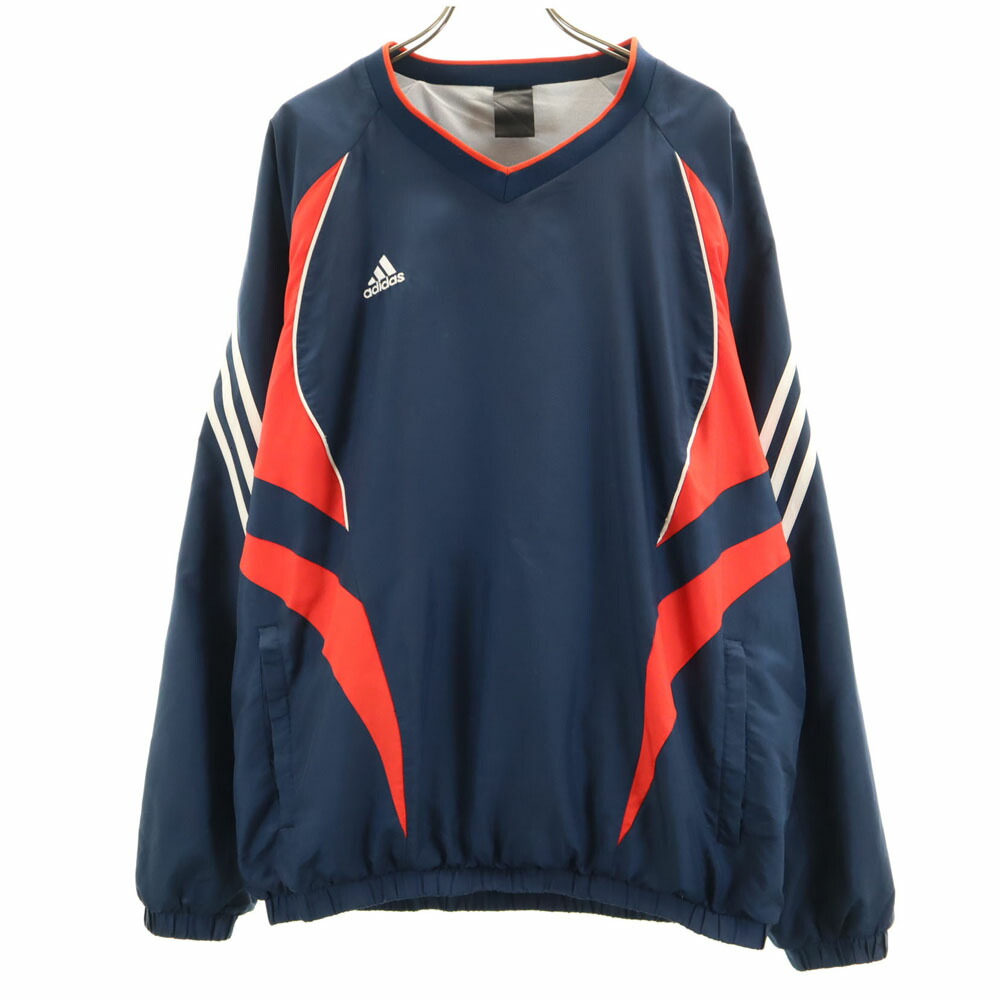 楽天市場】古着 アディダス adidas ロゴプリント サッカー Vネック