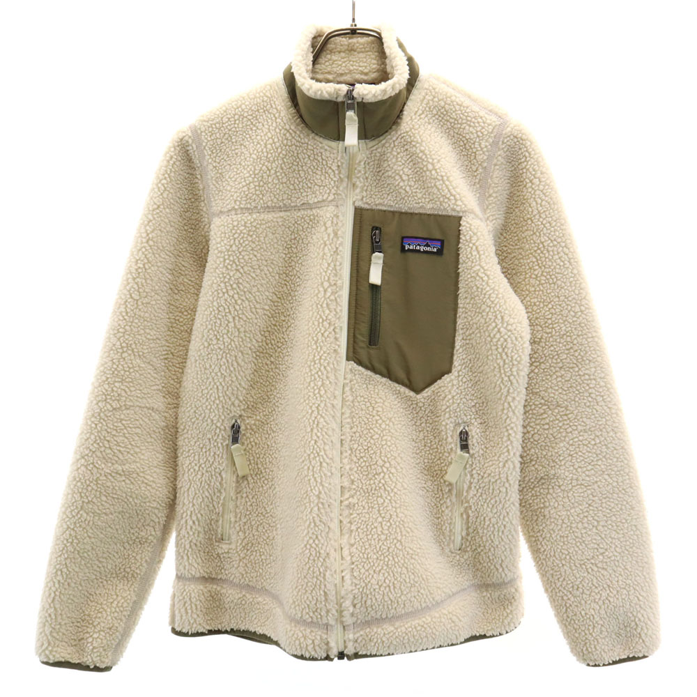 古着 patagonia パタゴニア アウトドア 23074 クラシックレトロ ボア上衣 XS ベージュ メンズ 【中古】 【PD】 コート・ジャケット-メンズファッション