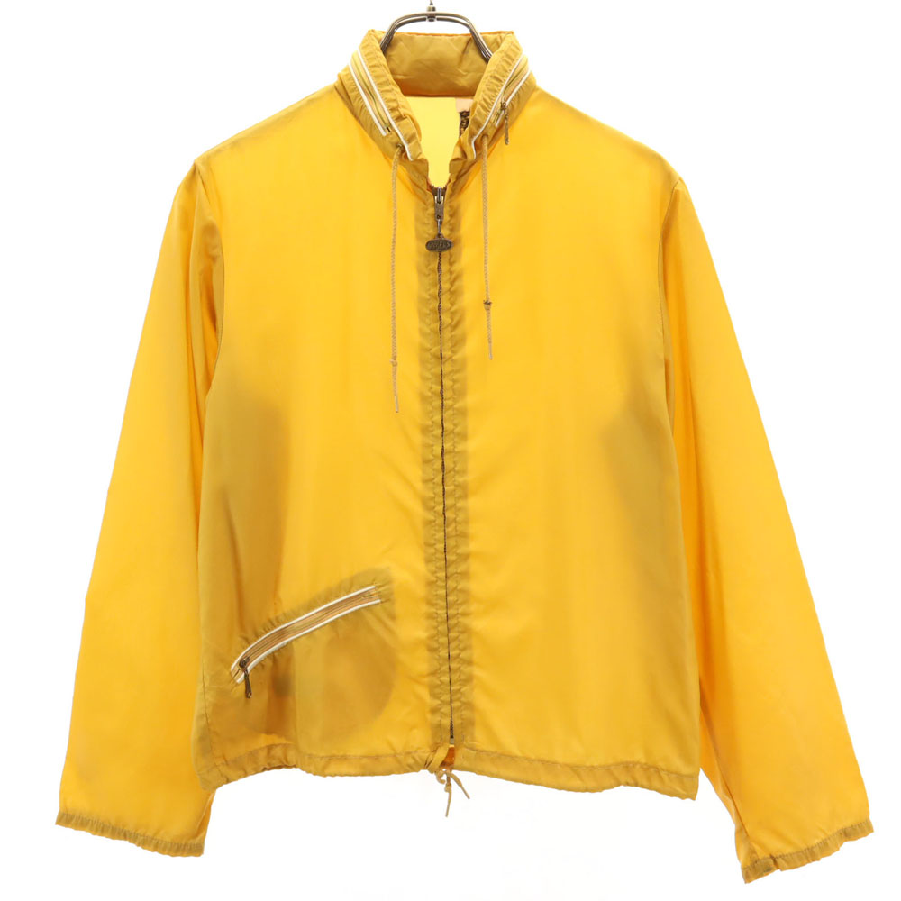 古着 CAMPUS キャンパス 60s ヴィンテージ USA製 タロンジップ ジップアップ ジャケット 18 イエロー メンズ 【中古】|古着、USED専門百貨店BIG2nd