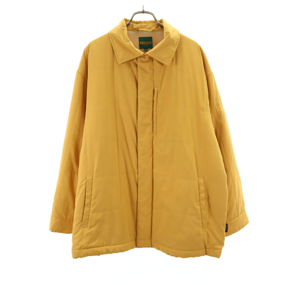 古着 KENZO GOLF ケンゾーゴルフ 90s オールド キルティング 中綿ジャケット 3 イエロー メンズ 【中古】|古着、USED専門百貨店BIG2nd