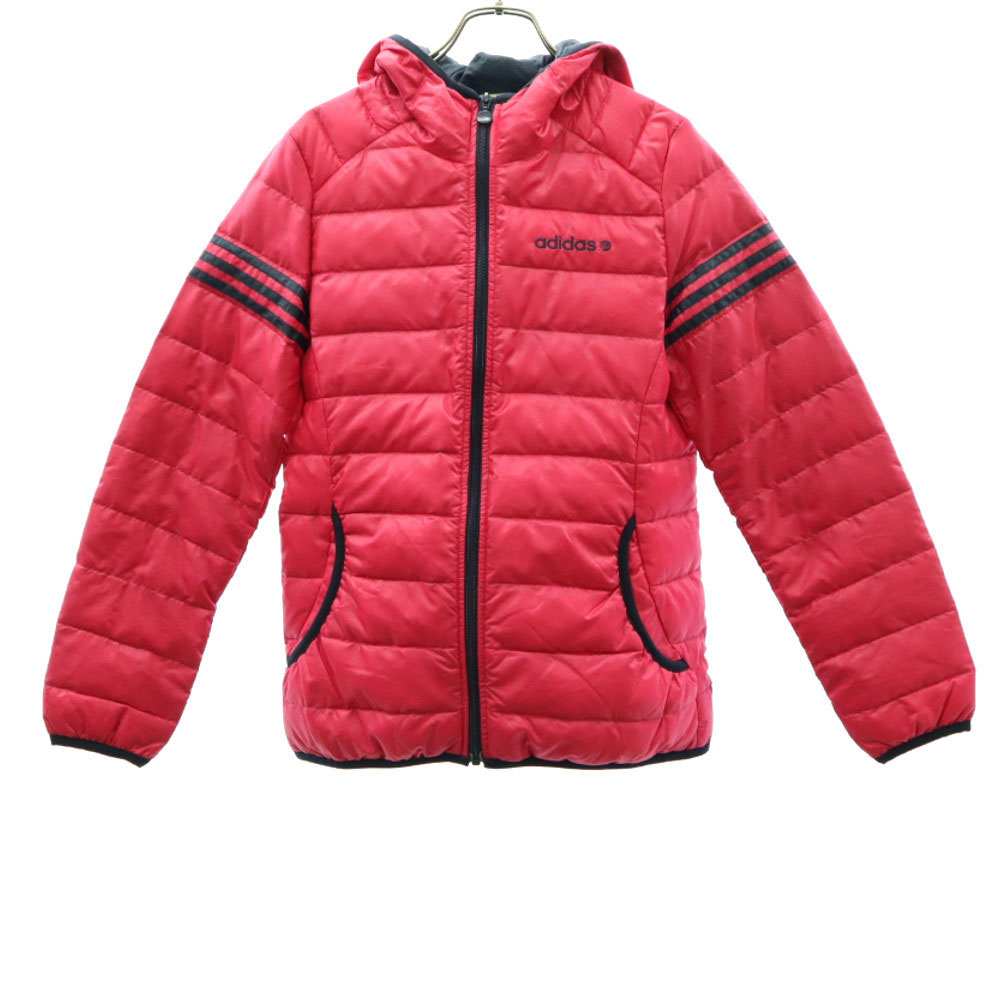 アディダス　撥水コート　フード付き　ピンク アディダス 撥水コート フード付き ピンク アディダス 撥水