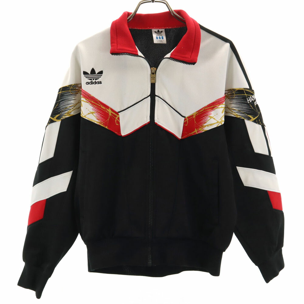 美品 90s adidas デサント製 ビンテージウエア サイズＯ USED【 adidas 】90sナイロンジャケット（デサント製）／MENS：M