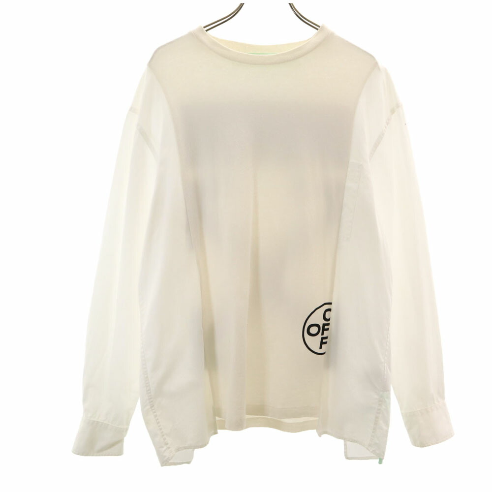 Off-White　オフホワイト　Triangle Planet　長袖Tシャツ Off-White オフホワイト Triangle Planet 長袖Tシャツ 楽天市場