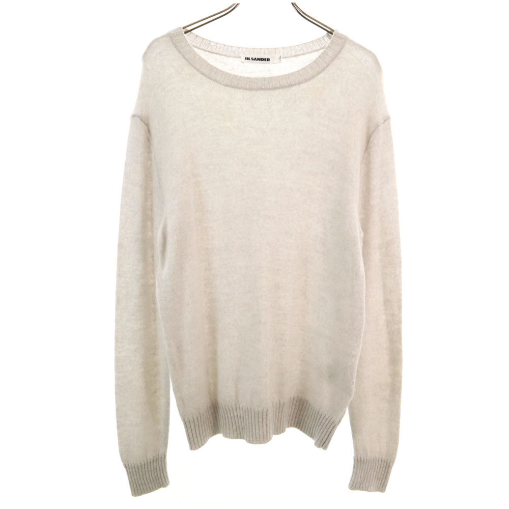 古着 JIL SANDER ジルサンダー イタリア製 ウールブレンド 長袖 セーター 46 グレー メンズ 【中古】｜古着、USED専門百貨店BIG2nd