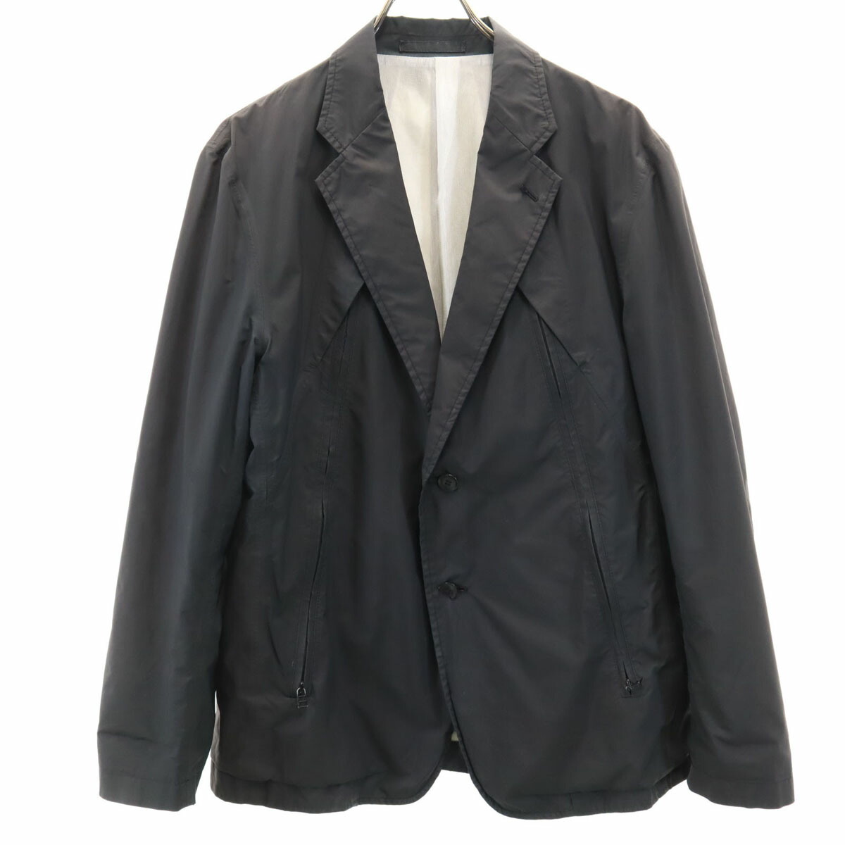 ISSEY MIYAKE ブラック テーラードジャケット ISSEY MIYAKE イッセイミヤケ テーラードジャケット 黒 日本製
