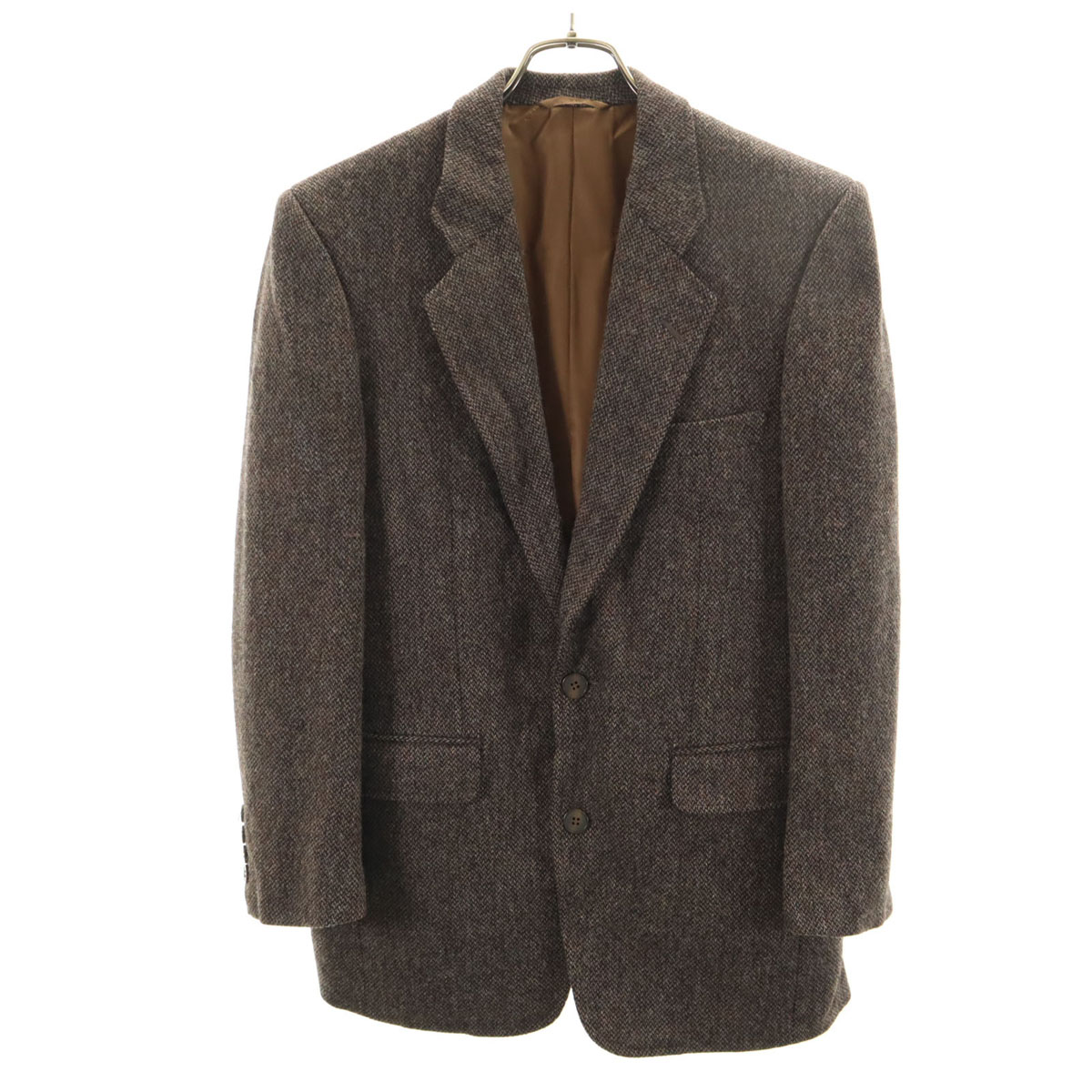 クリスチャンディオール　テーラードジャケット　ブレザー　シルク　カーキ系 jkt-2986_001.jpg