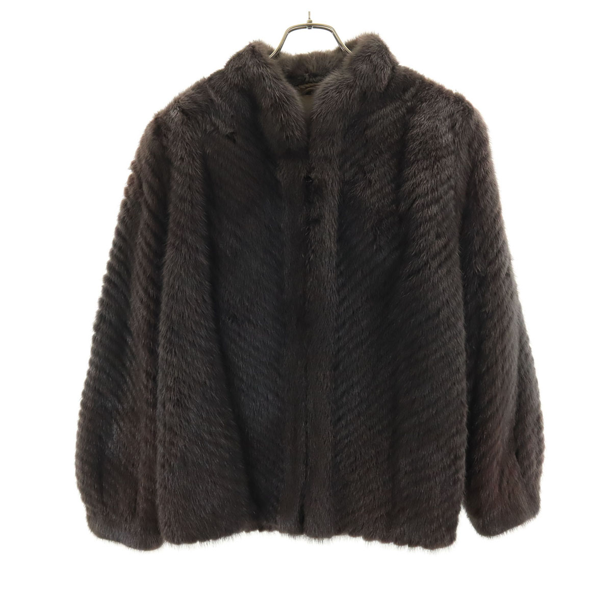 楽天市場】ソブ ミンク ジャケット 毛皮コート ブラウン レディース