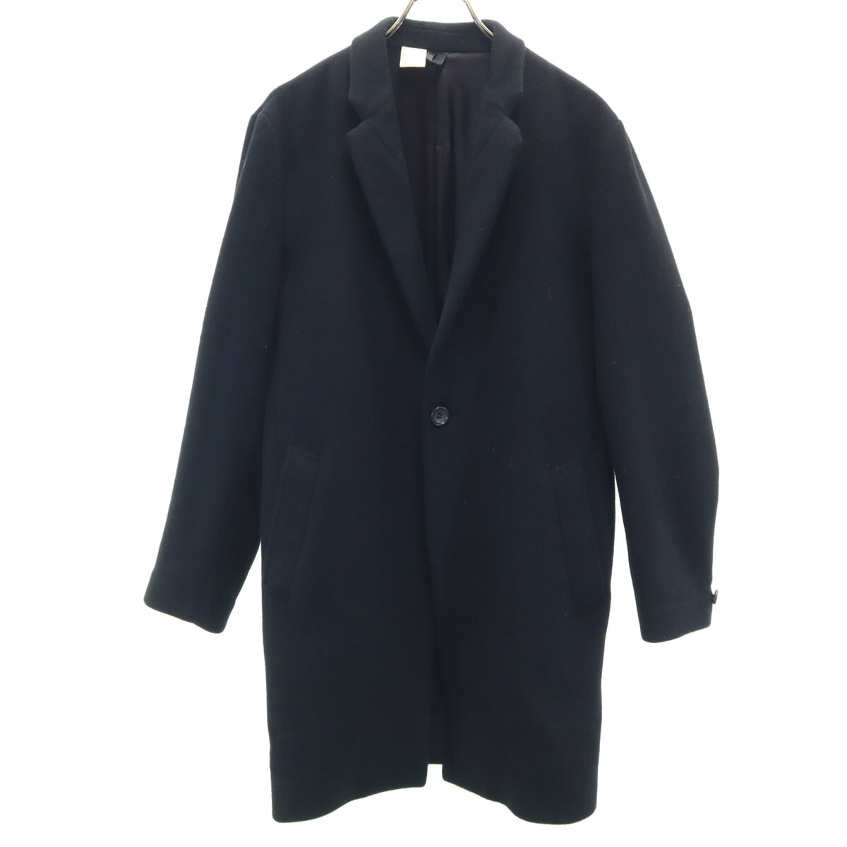 HENRY POOLE カシミヤ100% ステンカラーコート 黒/UW416 HENRY POOLE カシミヤ100% ステンカラーコート 黒/UW416 - メルカリ