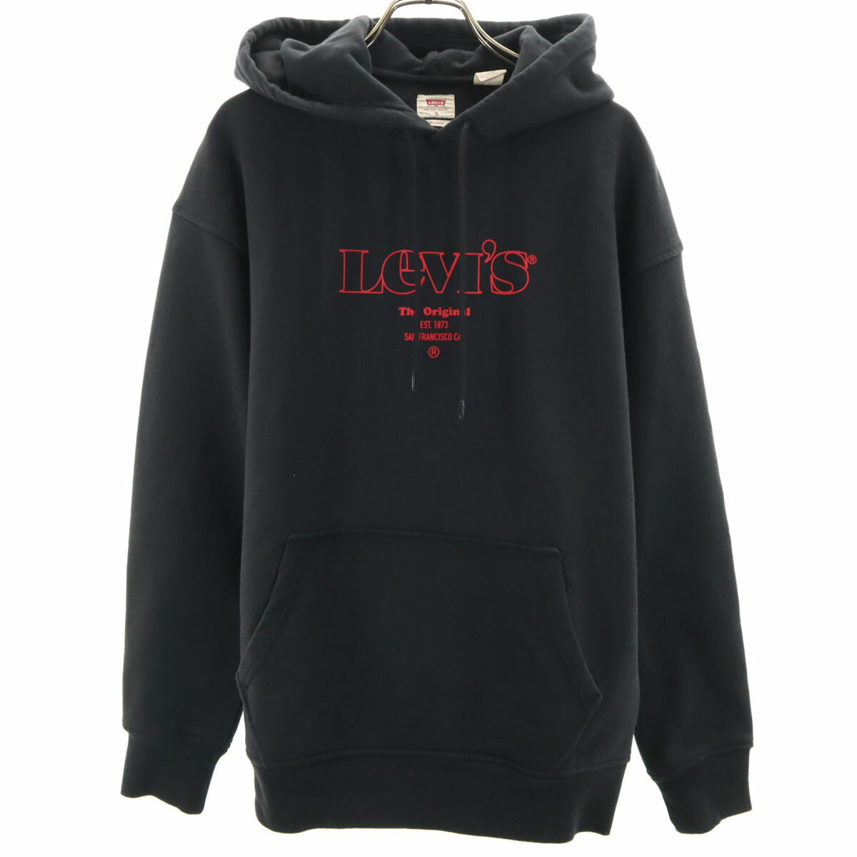 リーバイス 長袖 スウェットパーカー S ブラック系 Levi's メンズ リーバイス 長袖 スウェットパーカー S ブラック系 Levi\u0027s メンズ 古着
