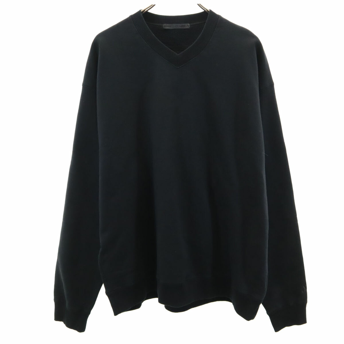 SOPHNET スウェット　リバースウィーブ　ブラック　S オーバーサイズ　美品 SOPHNET スウェット リバースウィーブ ブラック S オーバー