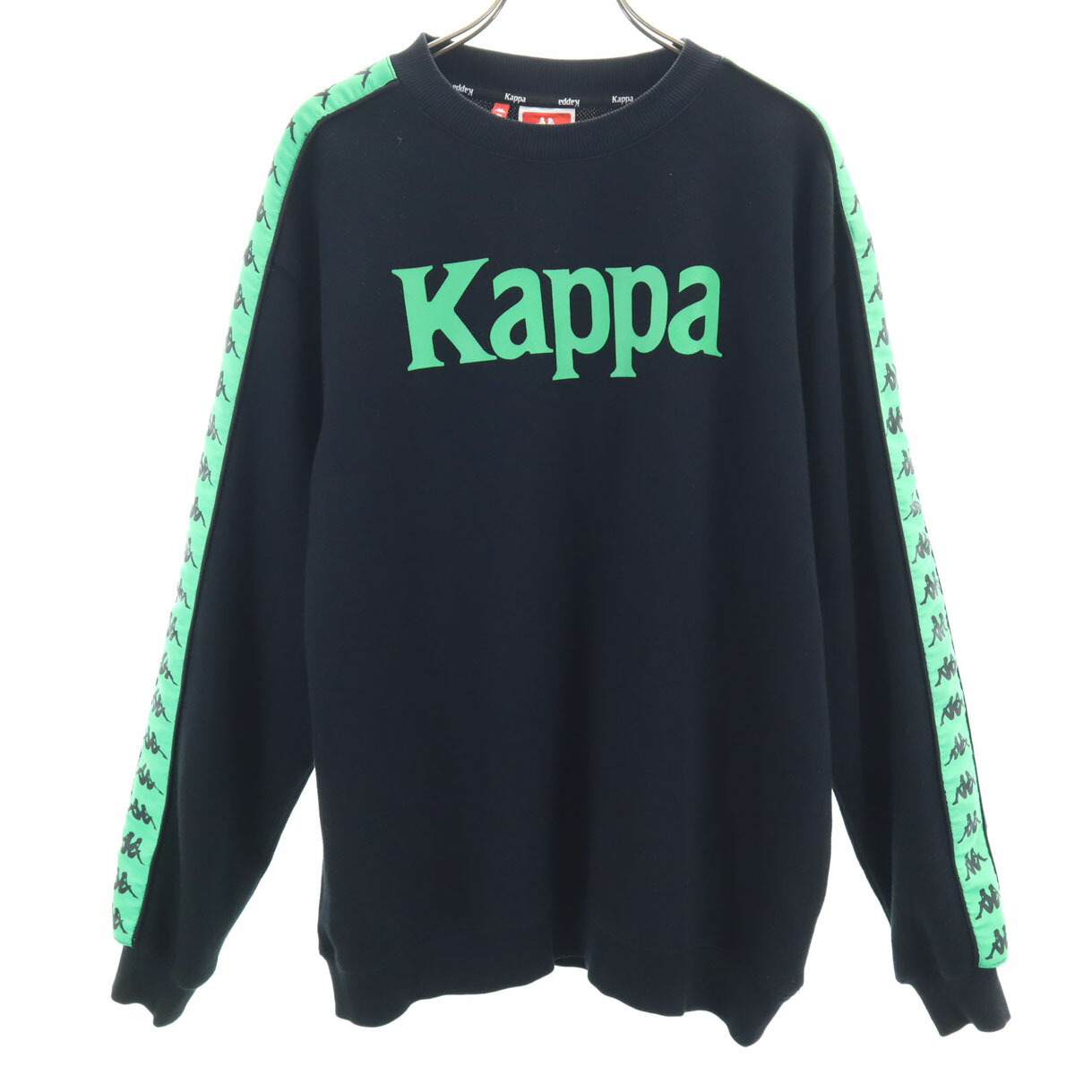 楽天市場】[カッパ] スウェット フロントロゴ クルーネック