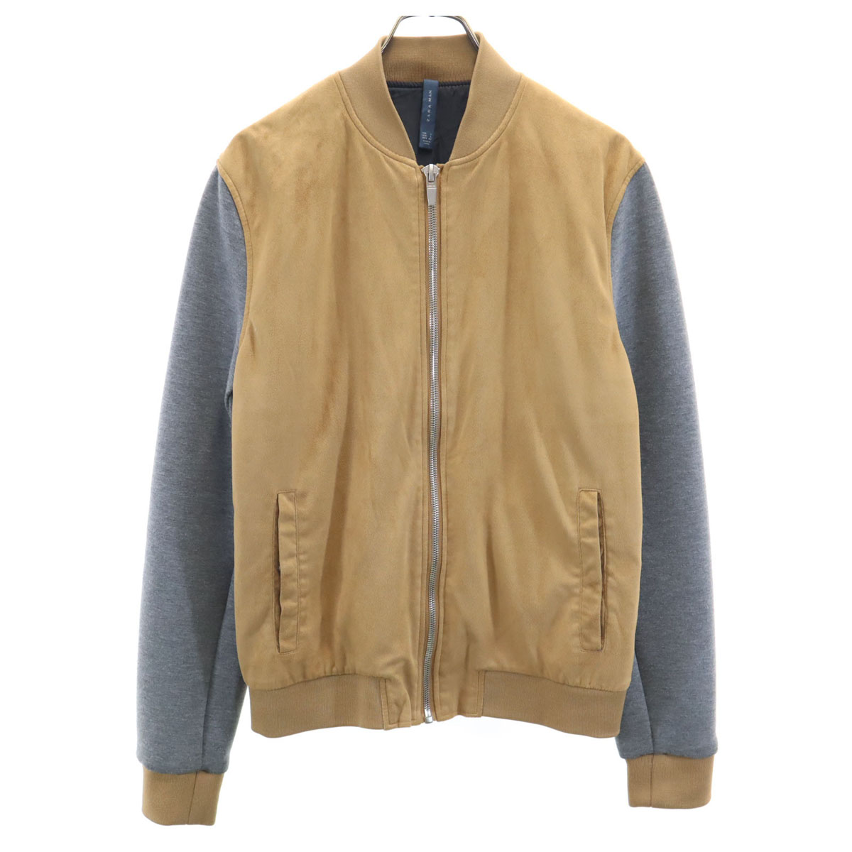 楽天市場】古着 ZARA ザラ ジップ ブルゾン L ブラック 裏