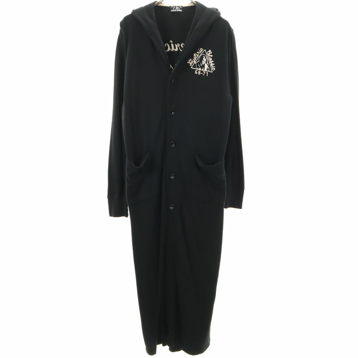 ヒステリックグラマー プルオーバー　フード付きロングパーカー HYSTERIC TIMES パーカー|HYSTERIC GLAMOUR MEN | HYSTERIC