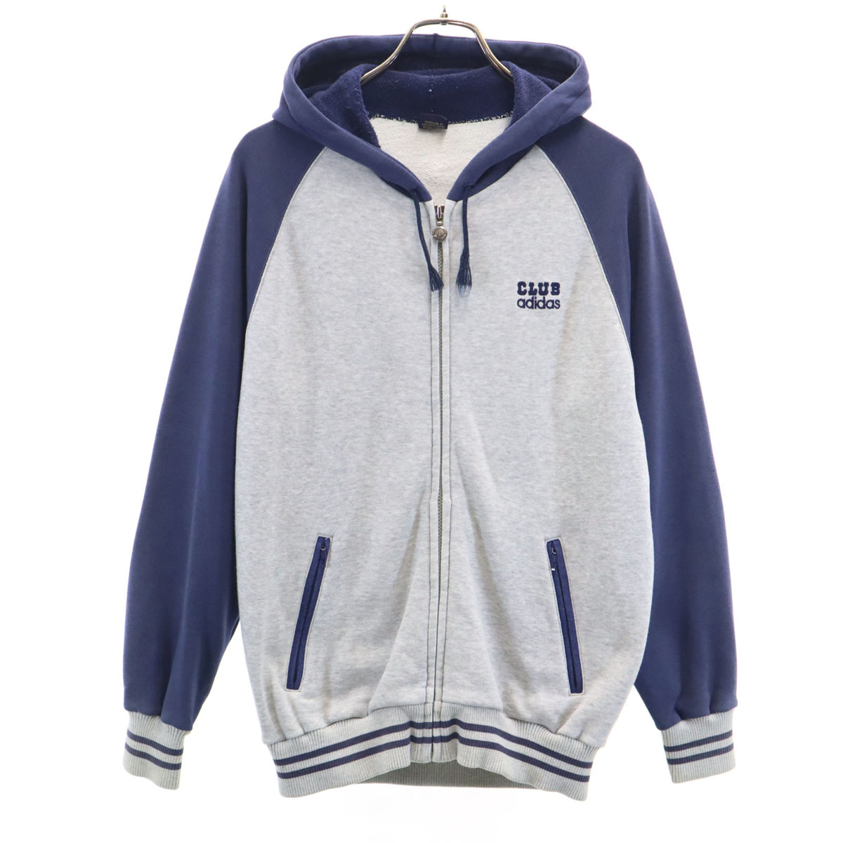 美品 80's adidasアディダスハーフジ ップパーカーLデサント期 楽天市場】【中古】 adidas ジップアップパーカー 80s vintage