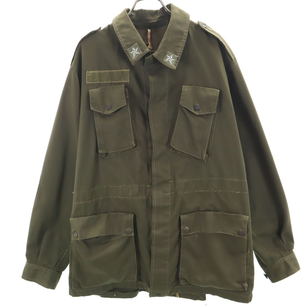 イタリア軍 サンマルコ 迷彩フィールドジャケット ミリタリー ユーロ MILITARY 実物 USED イタリア軍 フィールドジャケット