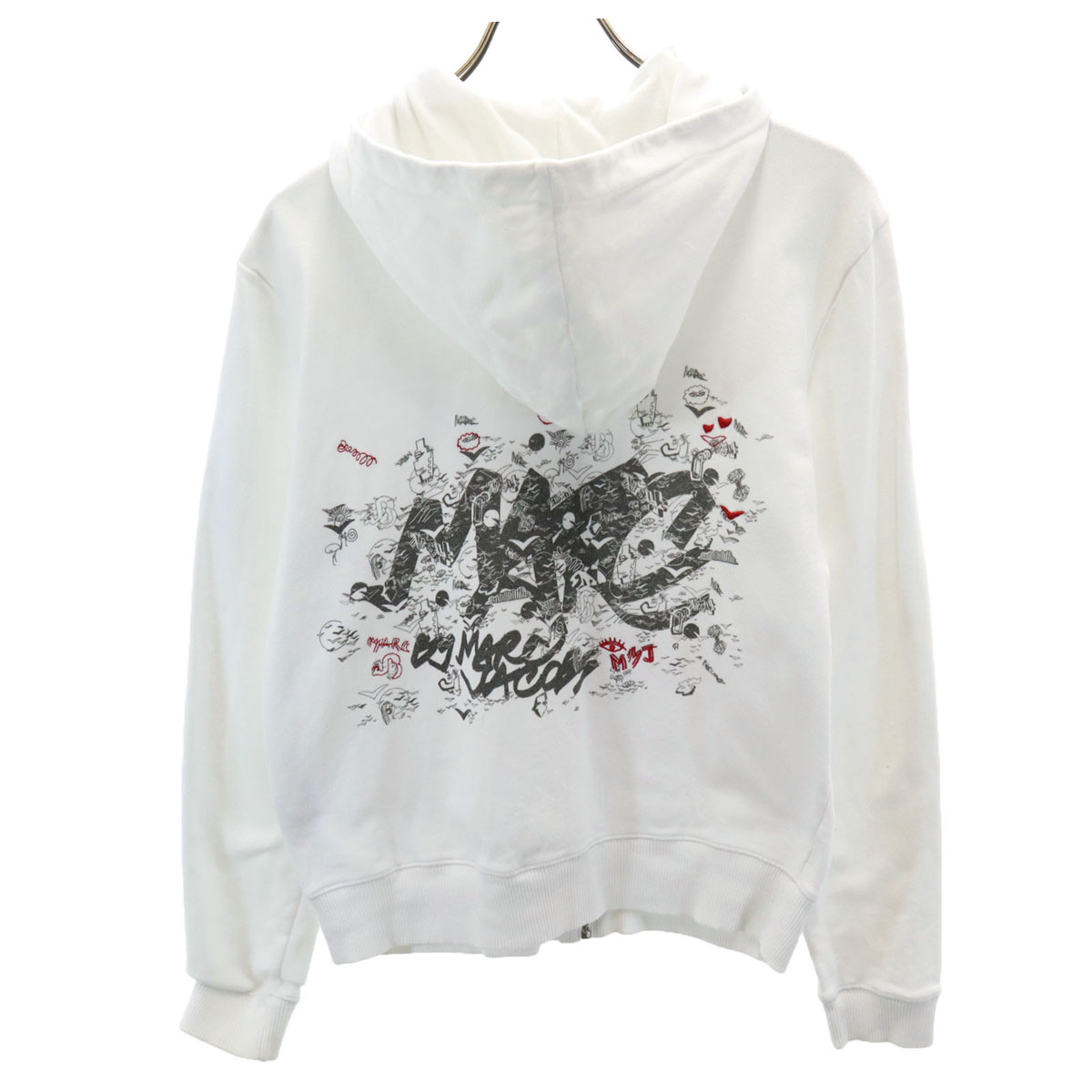 MARC JACOBS ロゴパーカー XS ホワイト/グレー 中古・古着通販】Heaven by Marc Jacobs (ヘブンバイマーク