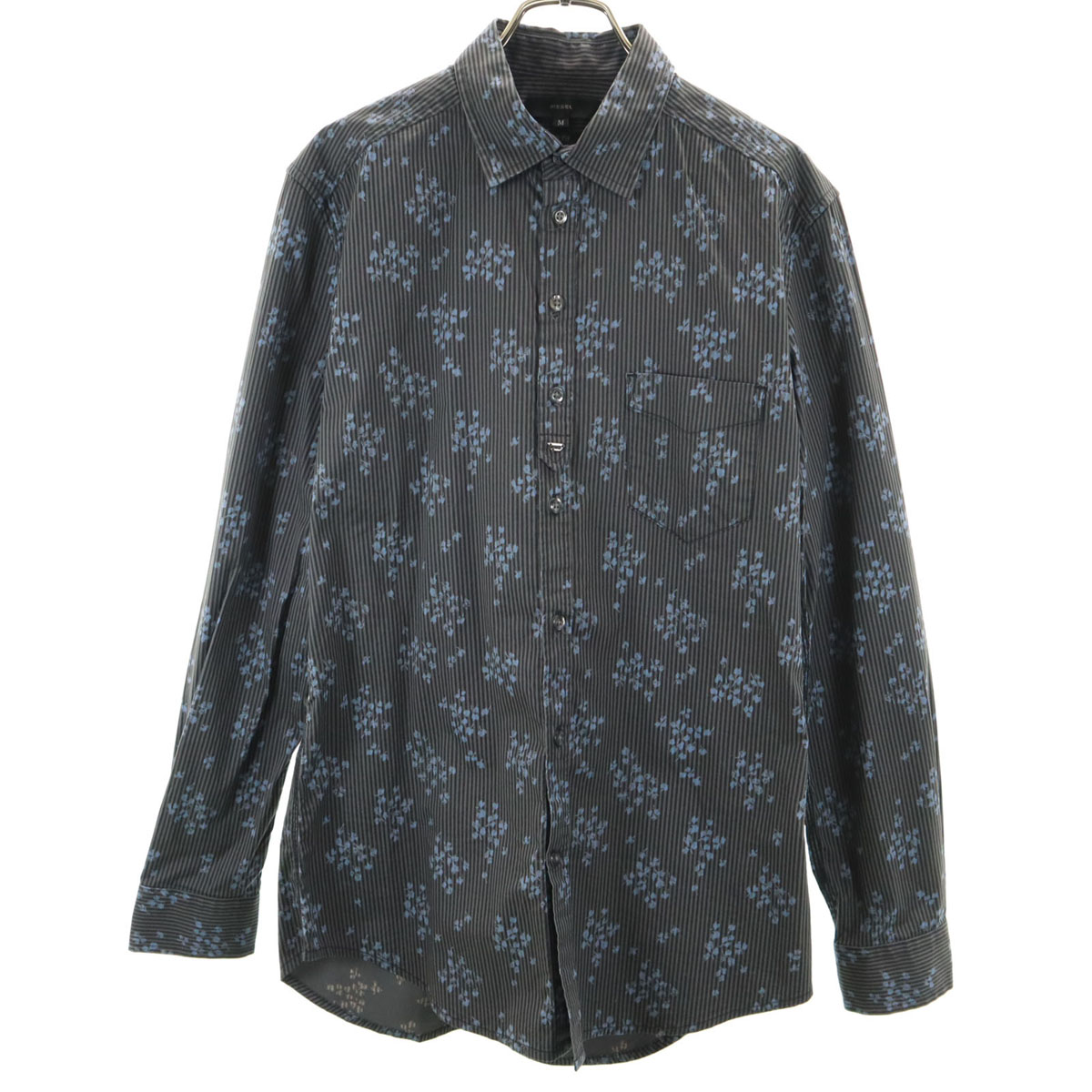 【DIESEL／M】春夏◎花柄長袖シャツ 柔らかビスコース DIESEL／M】春夏◎花柄長袖シャツ 柔らかビスコース - メルカリ